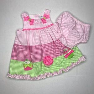 Emily Rose Cupcakes Dress and Bloomers